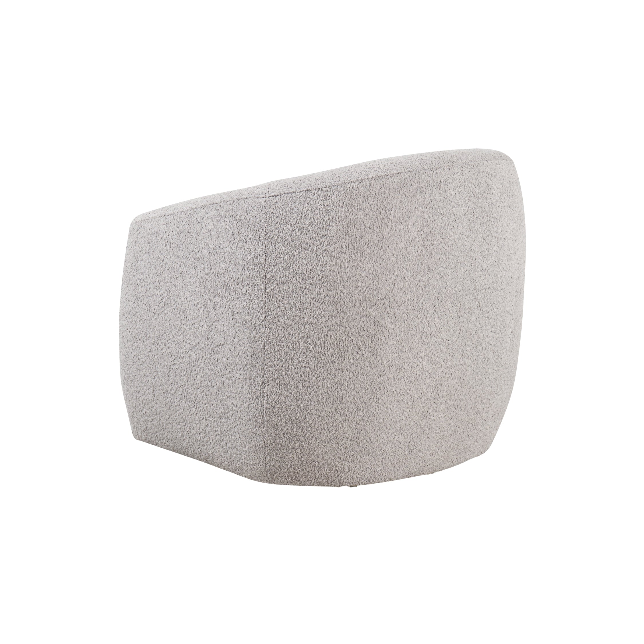 Fauteuil pivotant Gela Beige 33 Tissu bouclé tissé