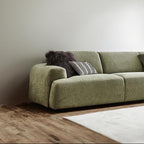 Canapé Kanto 93 Vert Opale Revêtement Doux et Volumineux