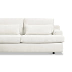 Canapé d'angle Roma 2 pièces en tissu tissé chiné 110