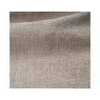 Pouf capitonné Mina 35 en tissu tissé beige