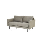 Canapé deux places Sicilia 61 en velours côtelé doux